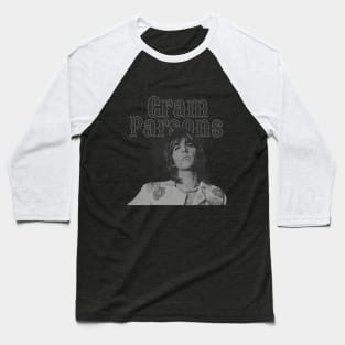 Gram Parsons // Illustrations Baseball T-Shirt